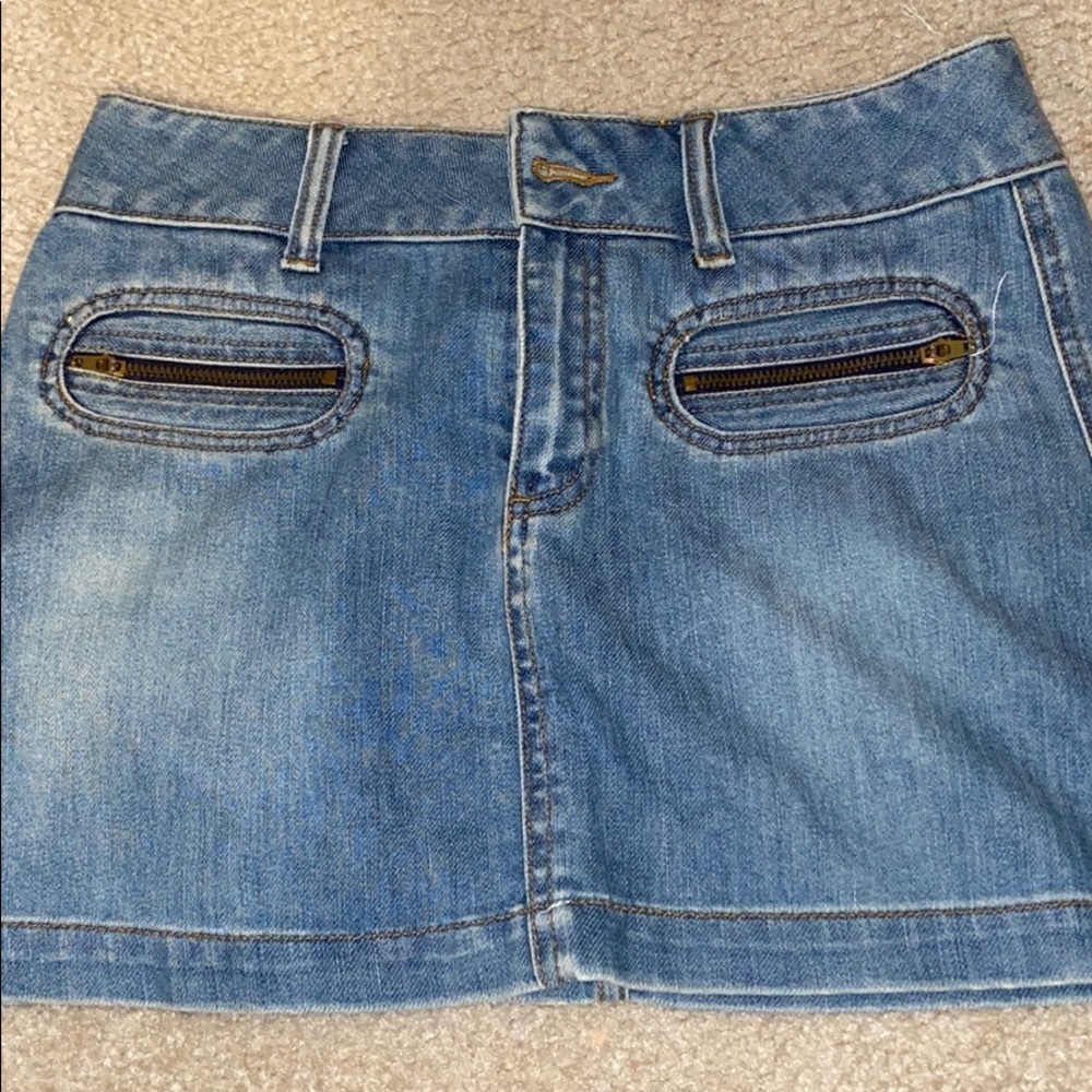 Vintage denim skirt
